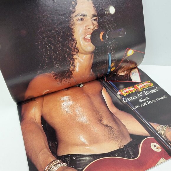 Circus Magazine Guns n' Roses Vintage May 1989 Slash Poster Old Stock Unread - Picture 10 of 12